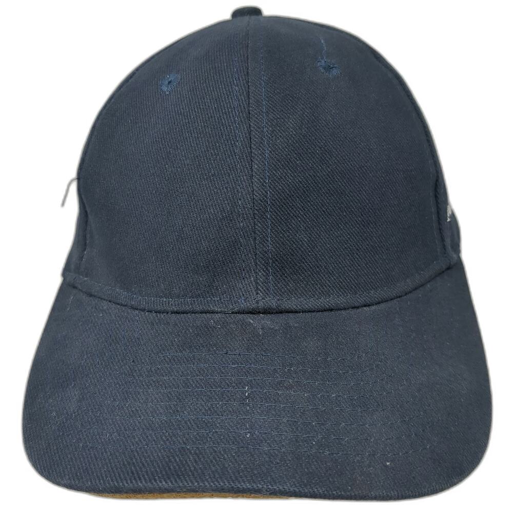 KC HatJacket Baseball Cap Blue One Size Cork Underbrim Trout Fish Mountain Hat